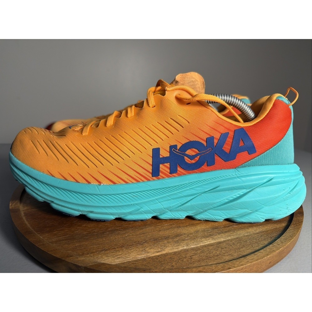 Hoka One One Rincon 3 Running Shoes Blazing Orange 1119395-BOFT Men's Size 12 D